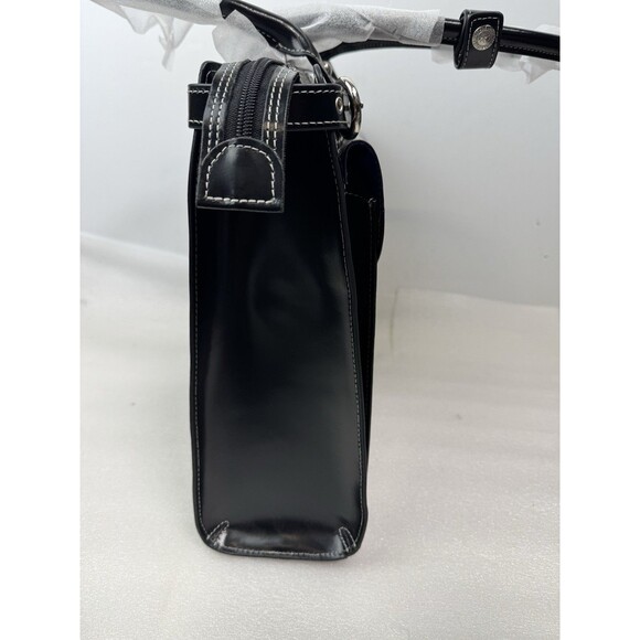 McKlein Winnetka Ladies' Leather 15.4" Laptop Briefcase Bag - Picture 11 of 13